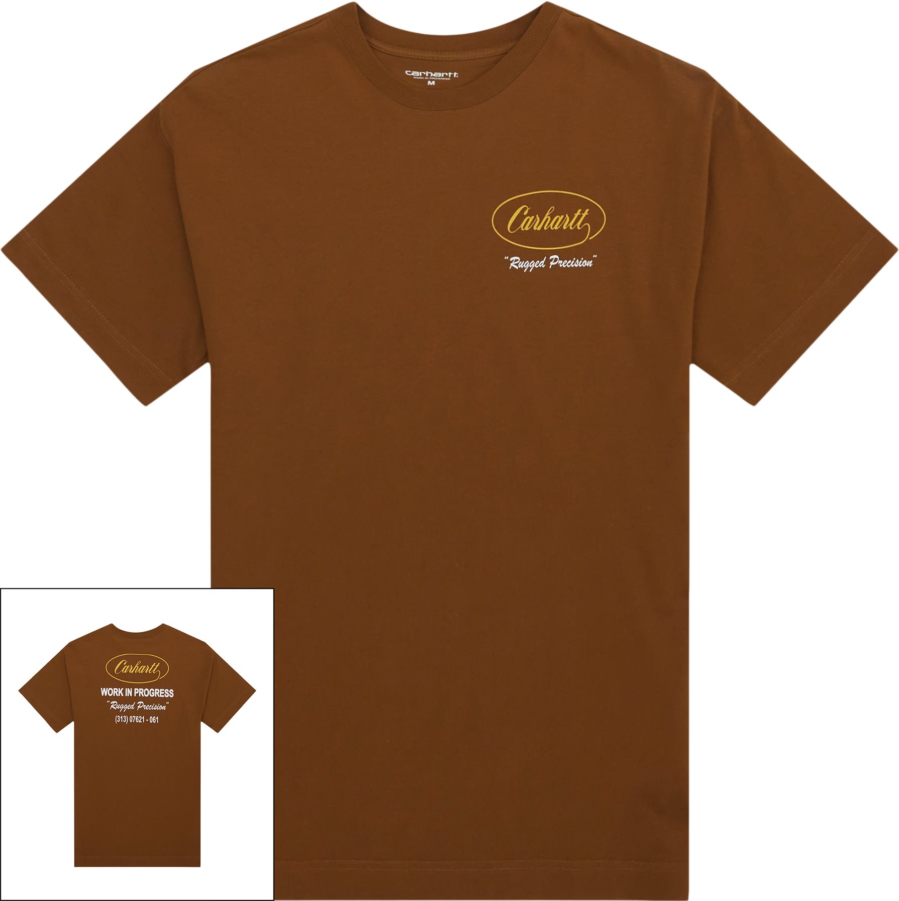 Carhartt WIP T-shirts S/S TROPHY T-SHIRT I032381 Brown